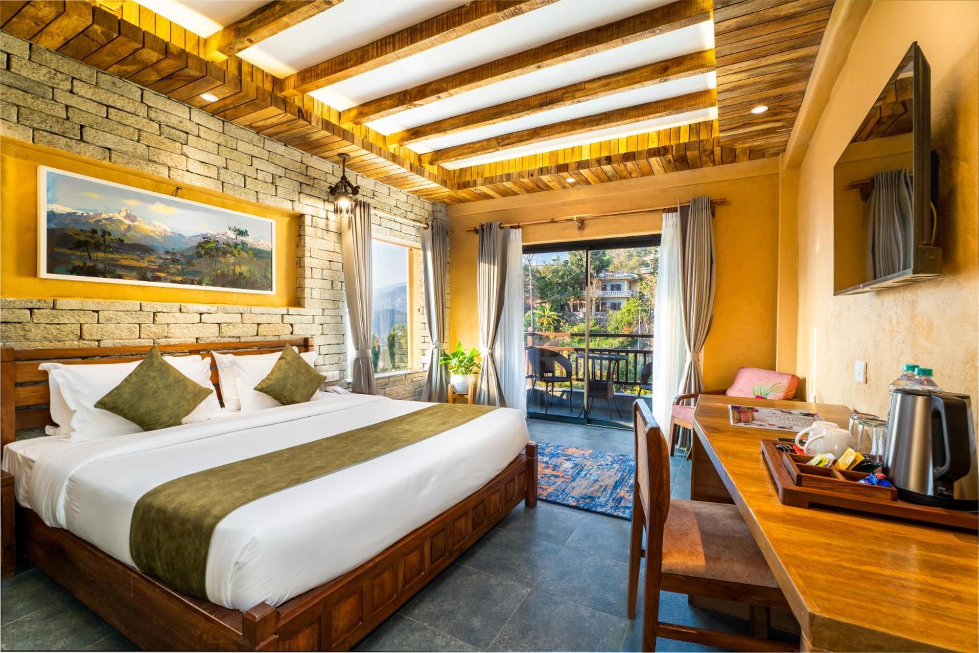 Bar Peepal Resort Pokhara Exterior foto Deluxe Room